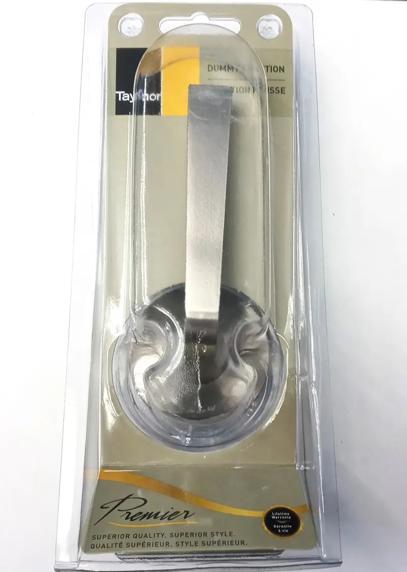Taymor Dummy Function Door Handle – Satin Nickel Finish 1