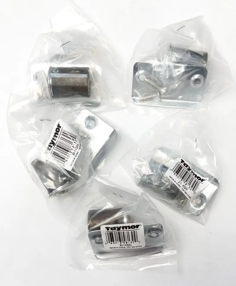 Taymor Nickel Drive-In Adjustable Jumbo Bullet Catch – Pack Of 5 1