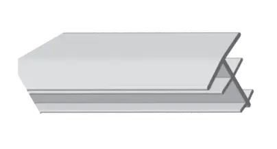 Tilt-Up Construction Saw-Cut Joint Cover – Reusable Plastic Design 1