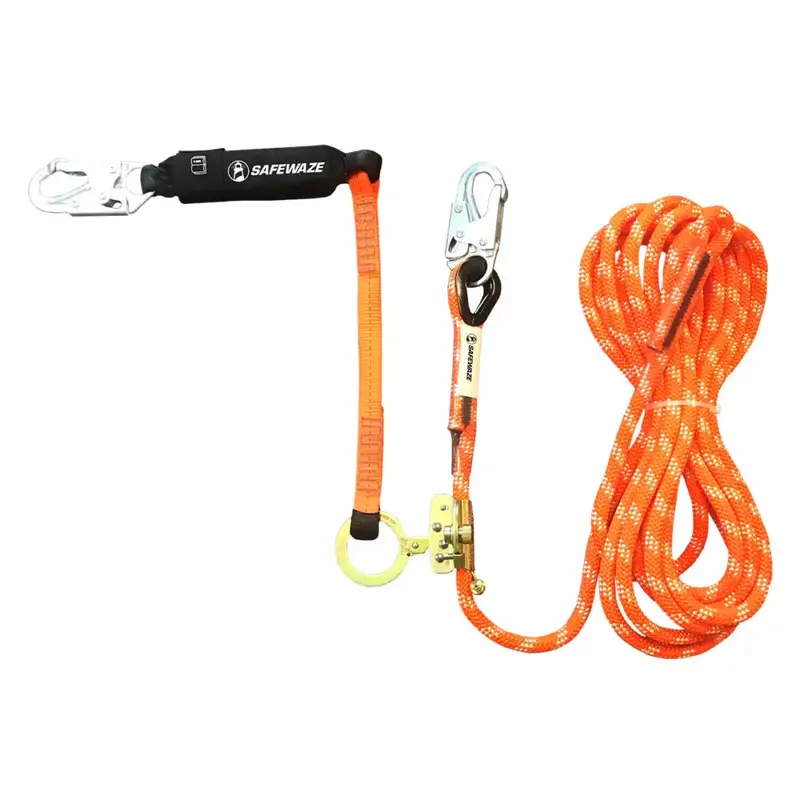 V-Line 60-Foot Kernmantle Vertical Lifeline Kit: Snap Hook, Rope Grab & Ea Lanyard 1