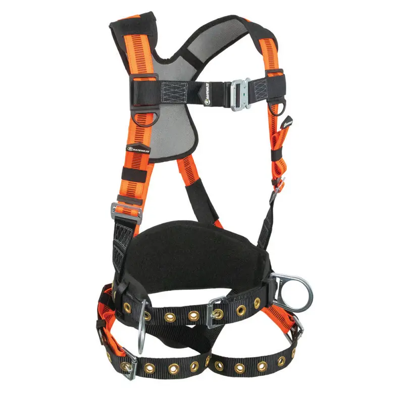 V-Line Construction Full Body Harness: 3D Fit, Quick-Connect Chest, Tb Leg Straps 1