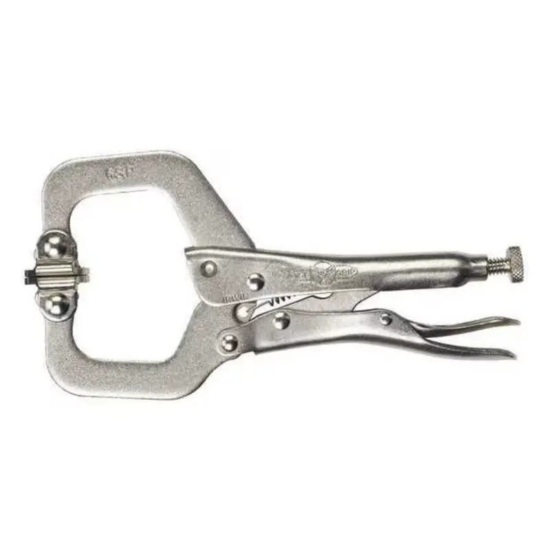 Vise-Grip 4" Locking C-Clamp With Swiveling Pads For Versatile Grip 1