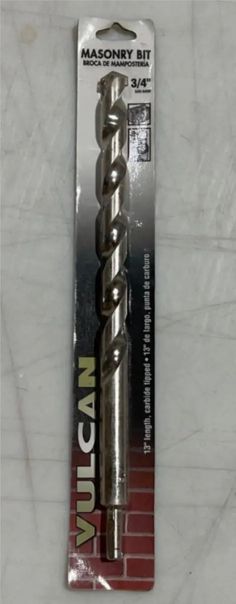 Vulcan 3/4-Inch X 13-Inch Carbide-Tipped Masonry Drill Bit 1