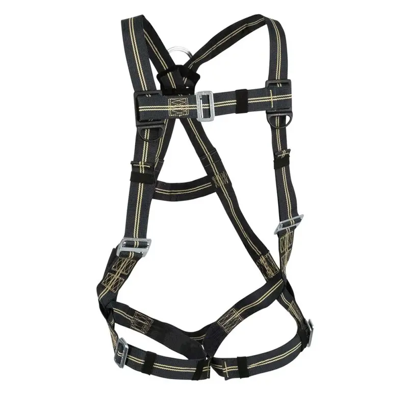 Welding Full Body Harness: 1D/3D Hybrid, Aramid Webbing, Multi-Point Chest And Leg Straps 1