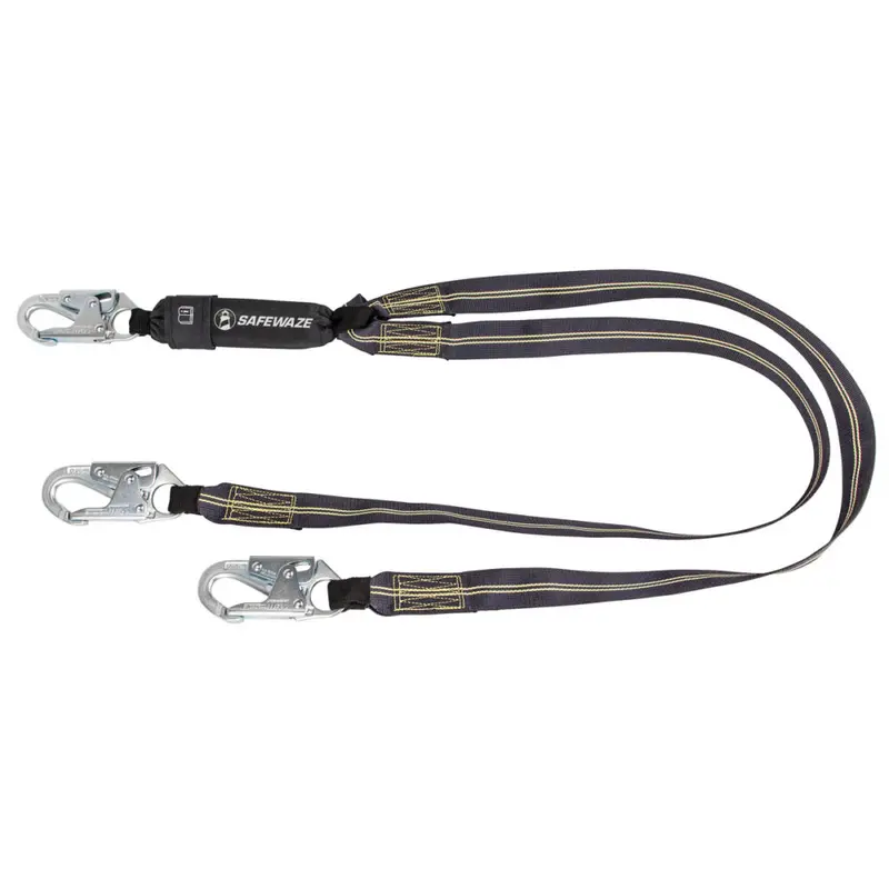 Welding-Grade 6-Foot Dual-Leg Energy-Absorbing Lanyard – Snap Hooks (Alternate) 1
