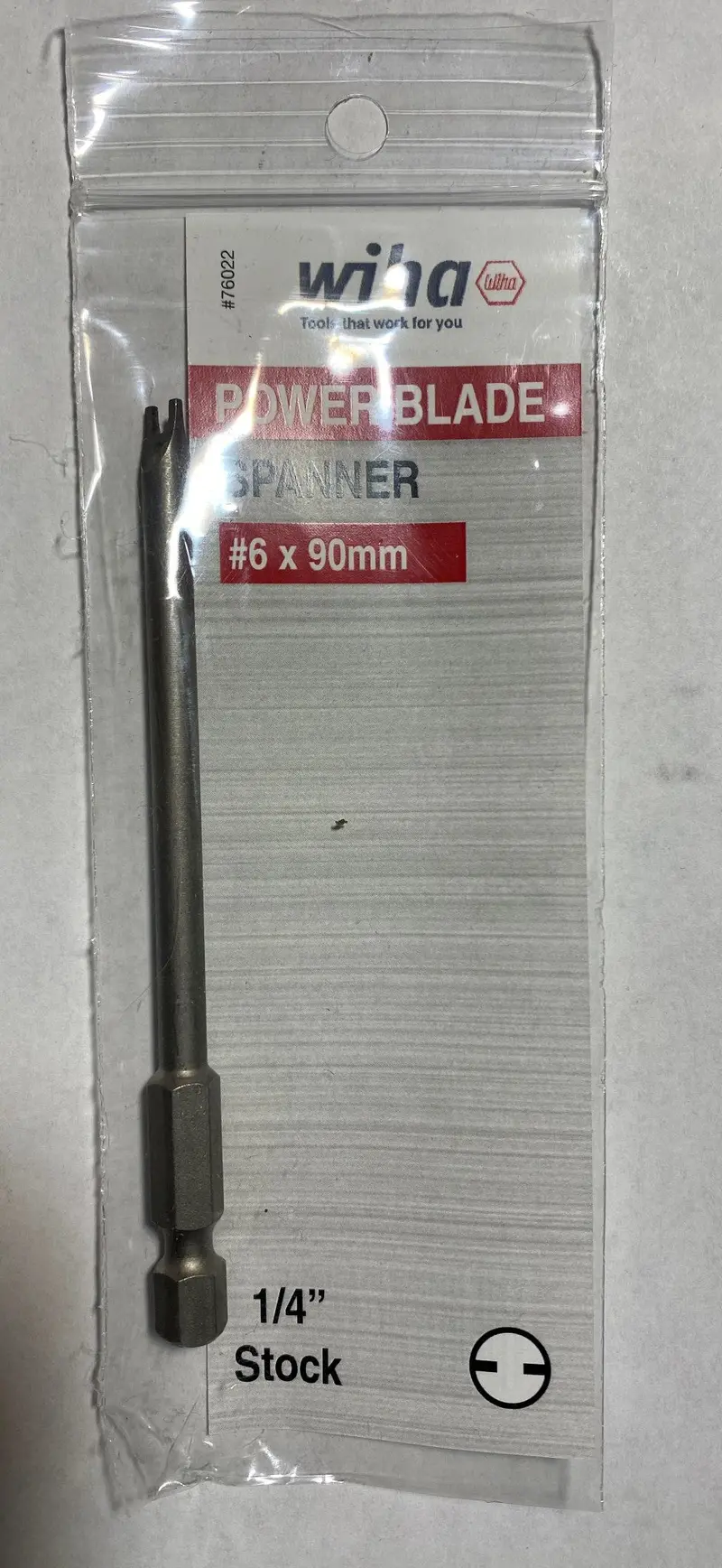 Wiha 76022 Precision Spanner Power Blade – Size #6, German-Made 1