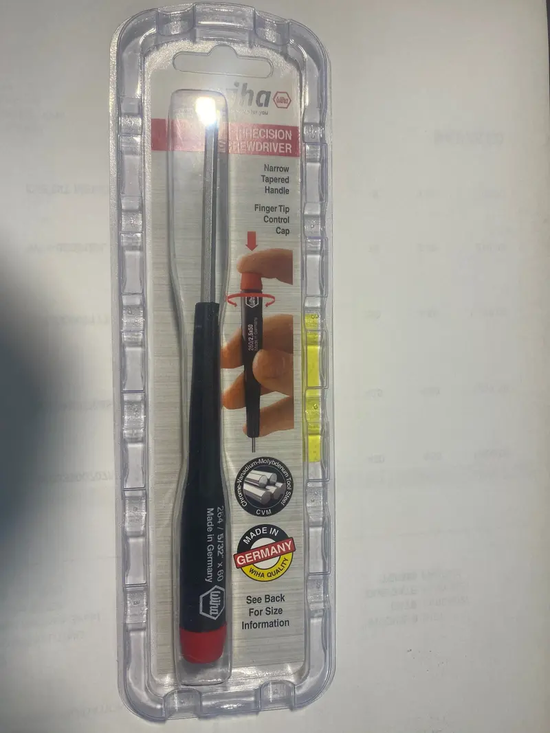 Wiha Ball-End Hex Screwdriver – 5/32 × 60 Mm, German-Made Precision Tool 1