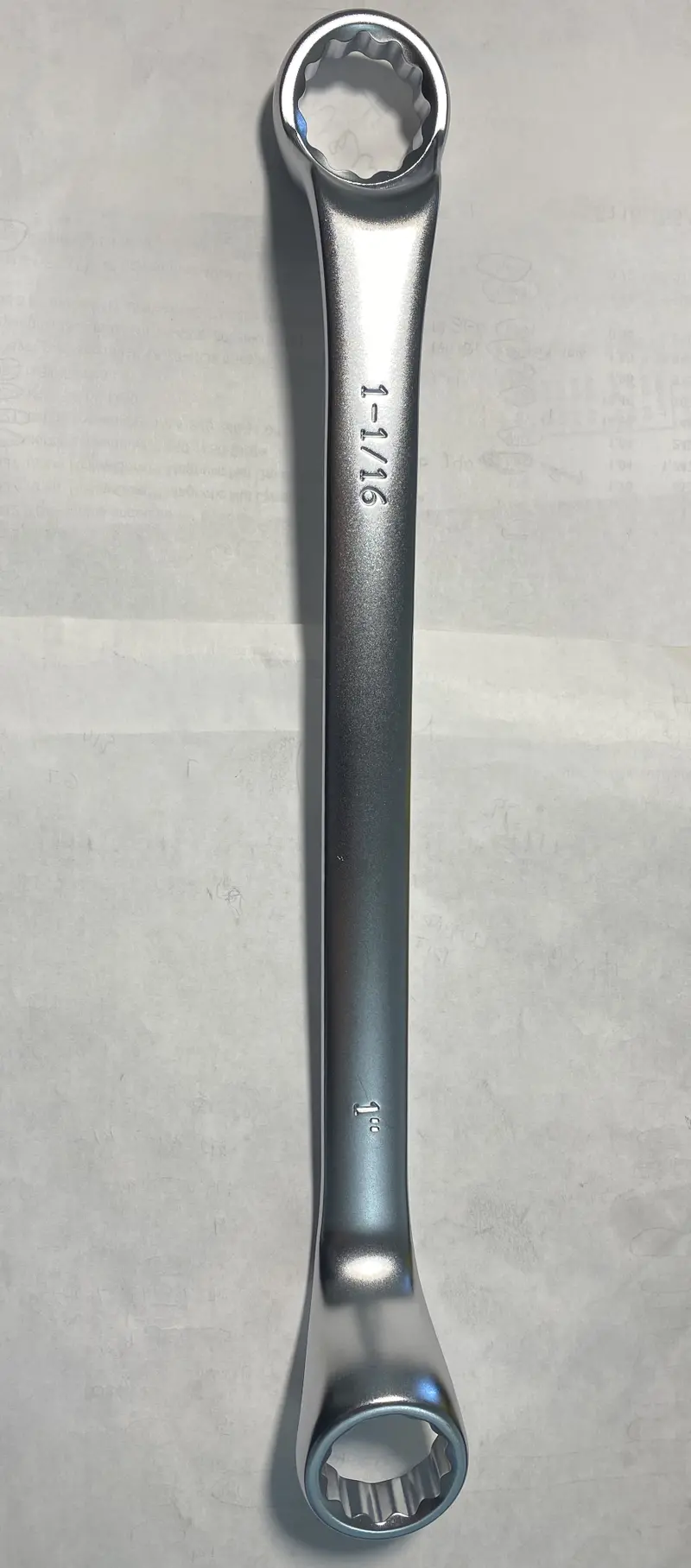 Wiha Deep Offset Combination Wrench – 1" × 1-1/16", 12-Point, Ergonomic Design 1