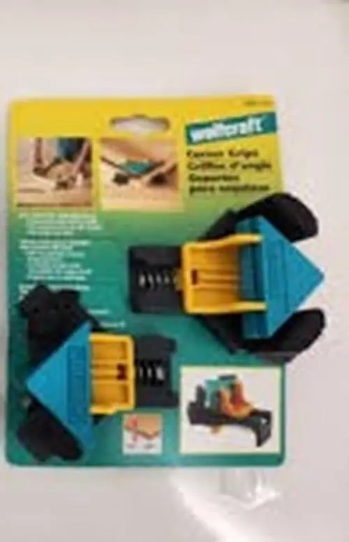 Wolfcraft Corner Grip Clamping Set – Two-Piece Adjustable Right-Angle Clamp System (3051) 1