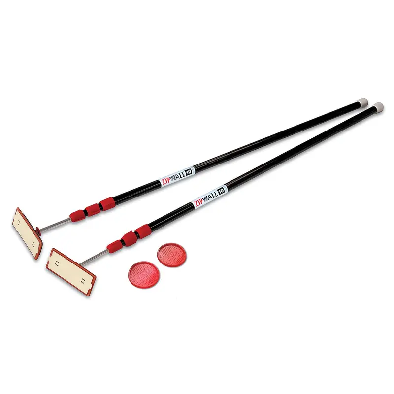 Zipwall Zp2 Adjustable Dust Containment Pole Set – 10-Foot, 2-Pack 1