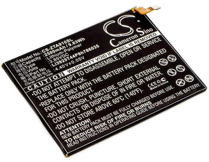 2500Mah 3.85V Li-Polymer Smartphone Battery For Orange, Vodafone, Zte, Neva 80 & Neva 80 Lte Devices 1