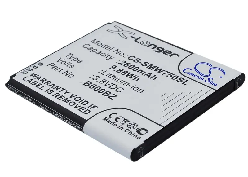 2600Mah Li-Ion Battery For Samsung Ativ Se/Neo (B600Bz) – 3.8V, 9.88Wh 1