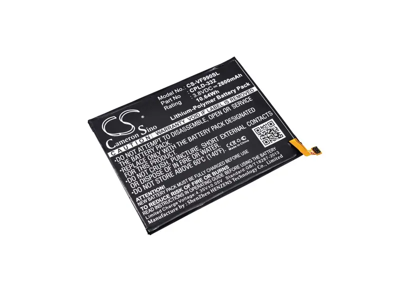2800Mah 3.8V Li-Polymer Smartphone Battery For Vodafone Cpld-332, 990N & 990N-Pt 1