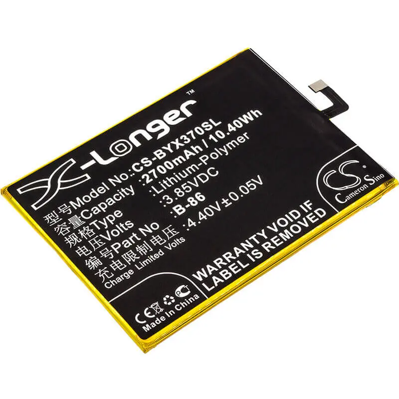 3.85V 2700Mah Li-Polymer Smartphone Battery For Bbk, Vivo Y37/Y37A (10.4Wh) 1