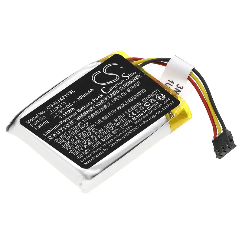 3.85V 300Mah Li-Polymer Micro Battery For Dji Bjx211 Wireless Microphone Transmitters 1