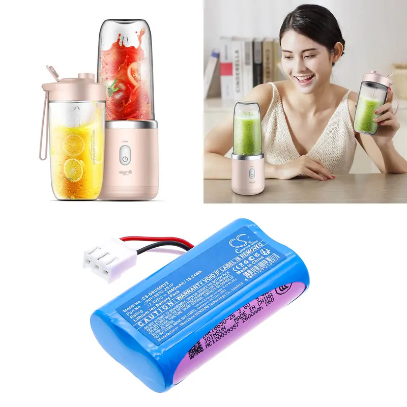 Deerma Dem-Nu05 Cordless Kitchen Appliance Battery – 7.4V 2600Mah Li-Ion (19.24Wh) 1