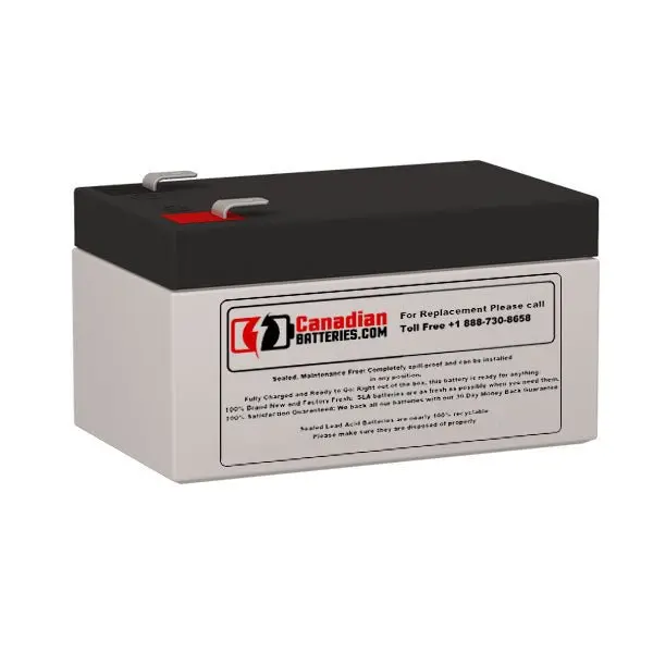 Kijo Js12-1.3 Replacement Battery – 12V 1.3Ah Sla With F1 Terminals 1