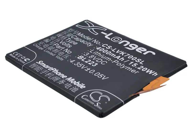 Lenovo K920 & K7 Smartphone Battery – 3.8V, 4000Mah Li-Polymer 1