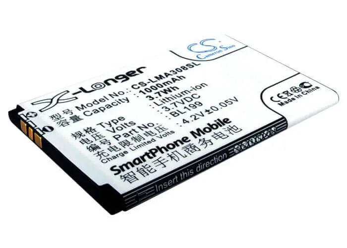 Lenovo Ma308 & Ma309 Smartphone Battery – 3.7V, 1000Mah Li-Ion 1