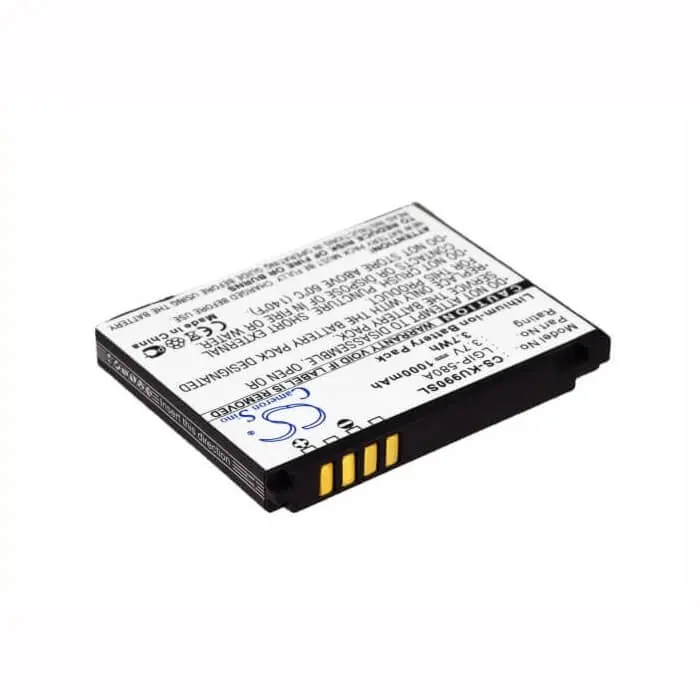 Lg Smartphone Battery Replacement – 3.7V Li-Ion 1000Mah (3.7Wh) For Cu915 & Lgip-580A 1