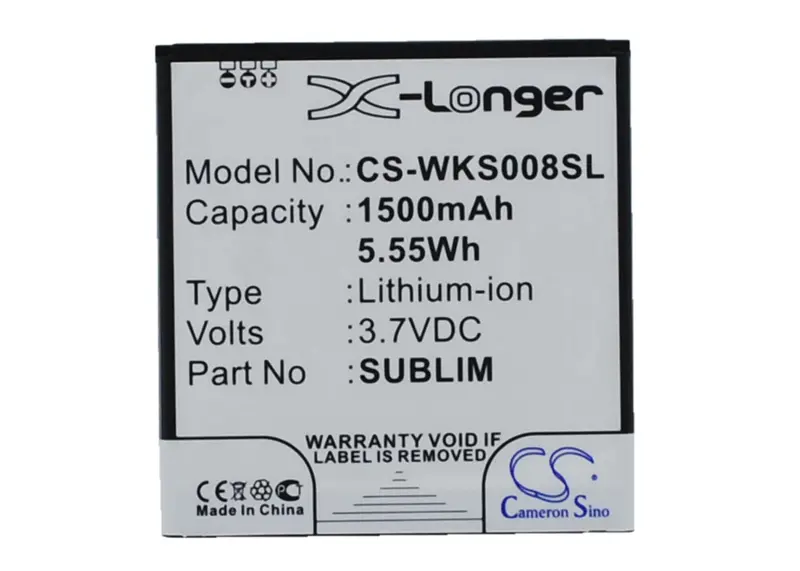 Ngm/Fly/Wiko Smartphone Battery – 3.7V Li-Ion 1500Mah (Bl4247/Iq442 Compatible, 5.55Wh) 1