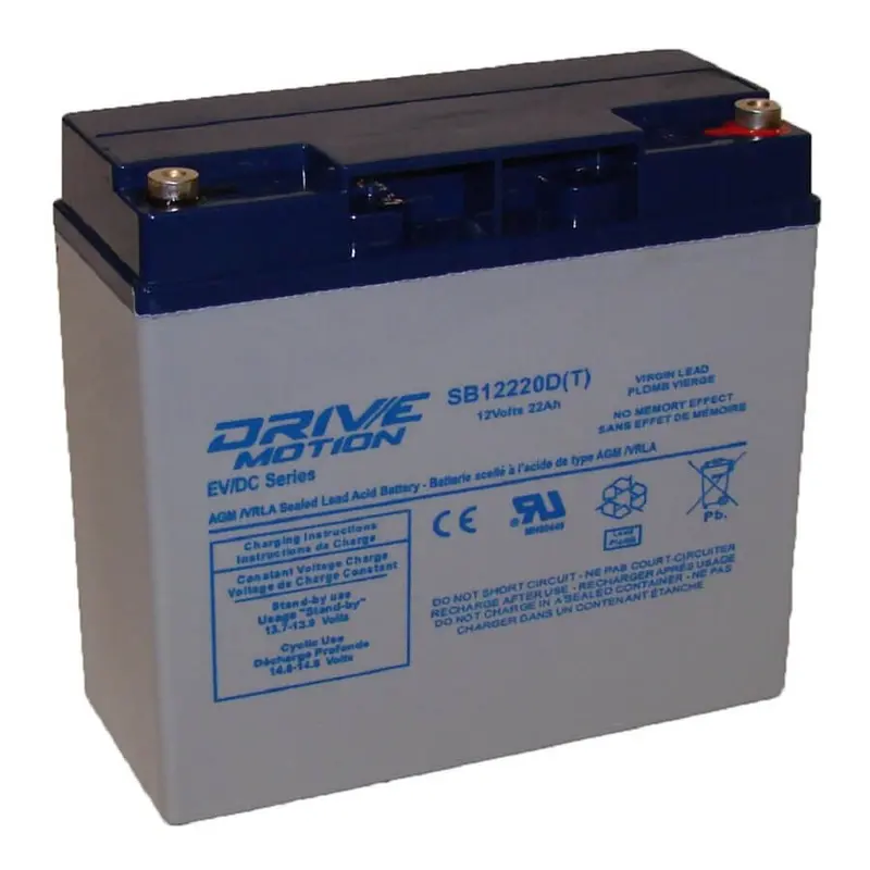 Outdo 6-Dzm-22 Deep Cycle Battery – 12V 22Ah With F13 Terminals 1