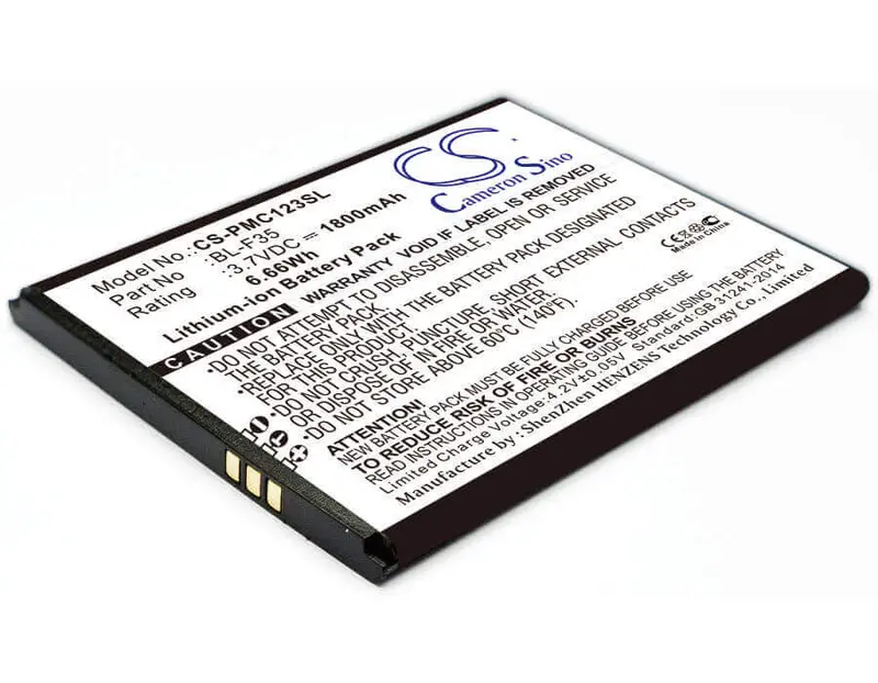 Phicomm Smartphone Battery – 3.7V Li-Ion 1800Mah (6.66Wh) For Bl-F35, C1230L 1