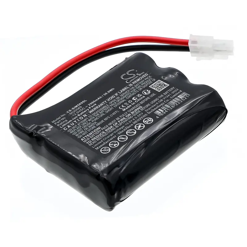 Simu Smart Home System Battery – 12V Li-Ion, 2500Mah, 30Wh (Models 9020569, 2447-3092) 1