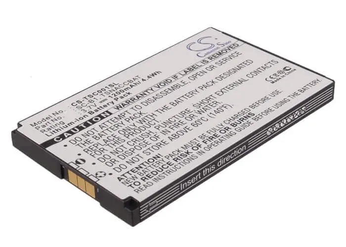 Terrestar Sc-B1 & Genus Pda Battery – 3.7V 1200Mah Li-Ion (4.44Wh) 1