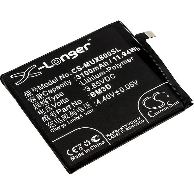 Xiaomi Mi 8 Se Smartphone Battery – 3.85V Li-Polymer 3100Mah (11.94Wh) For Bm3D, M1805E2A 1